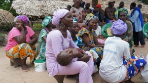 African women gathering